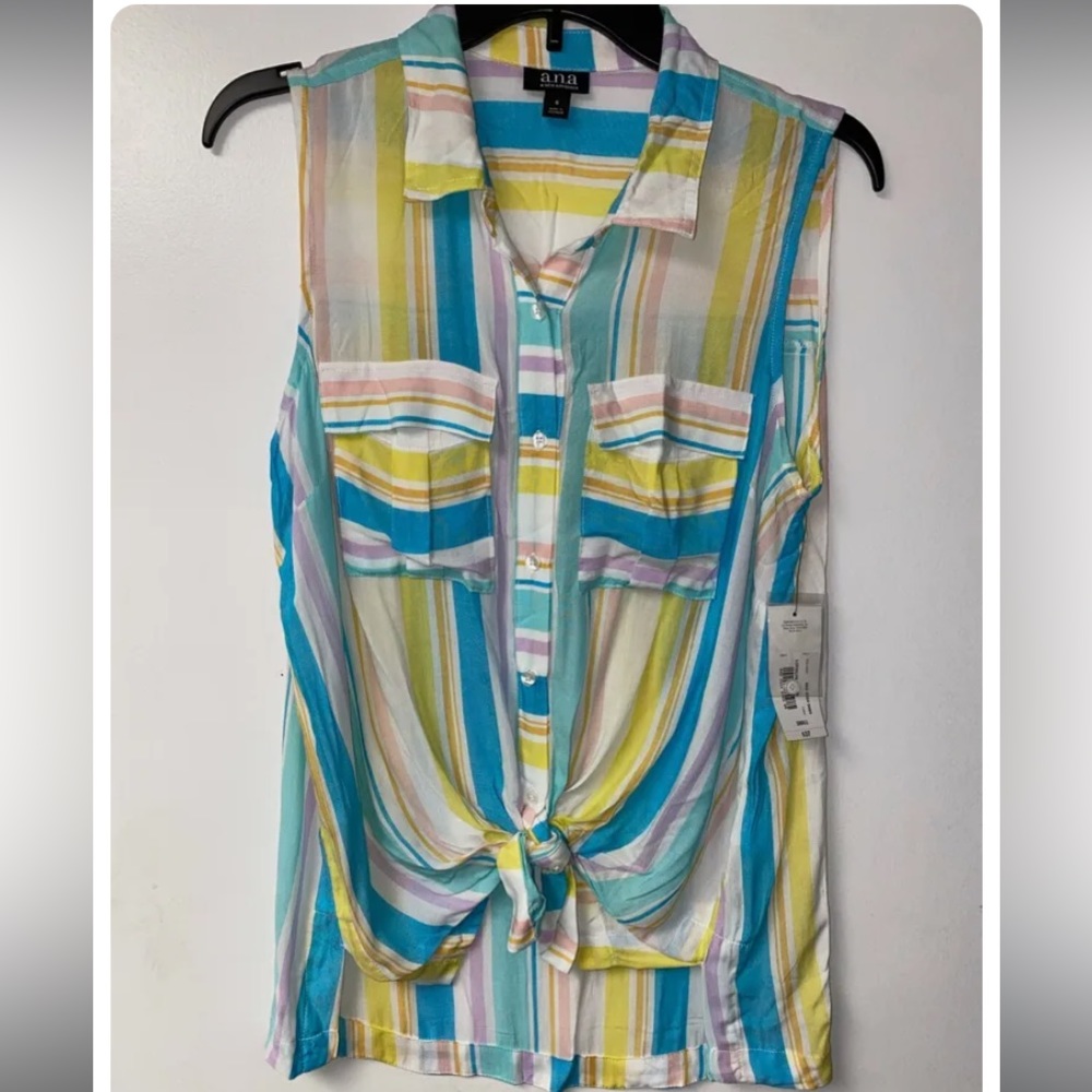 *NWT* - A New Approach (A.N.A) - Size XL - Lochlyn Stripe tank top